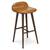 Set of 3 Article Sede Leather Bar Stools - Walnut And Toscana Tan 8 thumbnail