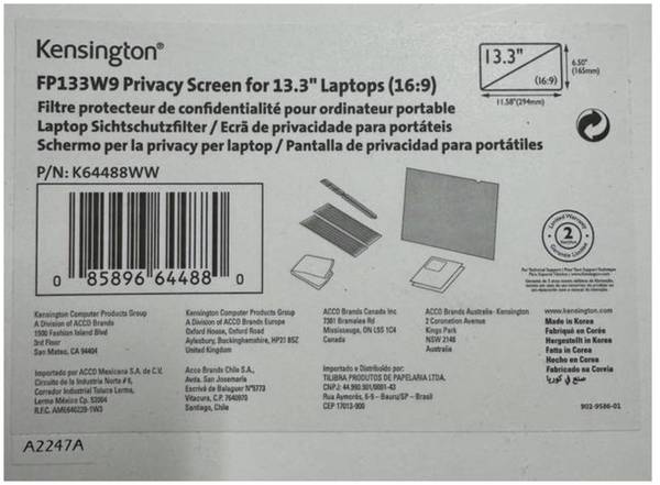 Privacy Screen for laptop (16:9) - NEW - $5 (mountain view) 1