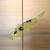 1960s Japanese Hand-Painted 3 Panel Folding Screen Koi Fish Landscape 7 thumbnail