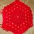 Red White & Blue Round Crocheted Hot Pad 1 thumbnail