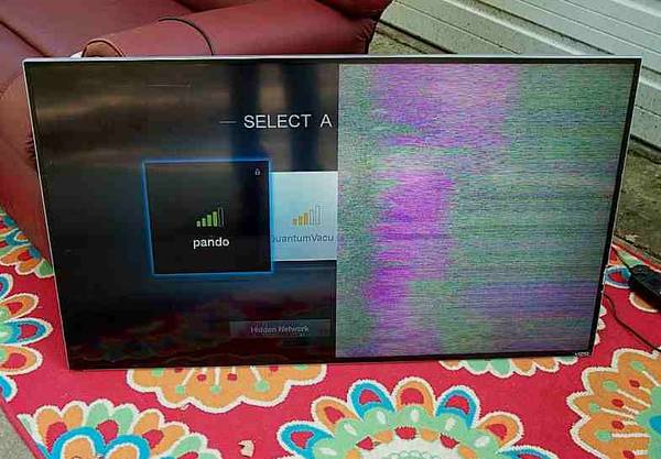 TV Vizio 50 Inch Flat Screen LCD Television Split Screen M50-C1 1