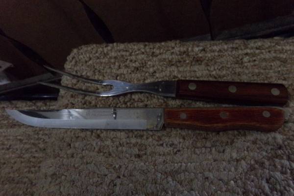 Chef Knife and Fork 1