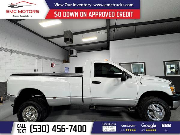 LOW MILE DIESEL 2006 Dodge Ram 3500 ST 4WD Reg Cab - $29,950 (1010 GRASS VALLEY HWY, AUBURN, CA 95603)63469763250305123