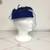 Vintage Blue Velvet, Feather & Tulle Ladies Hat 1 thumbnail