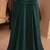 BEAUTIFUL Long Dress - Emerald Color 3 thumbnail