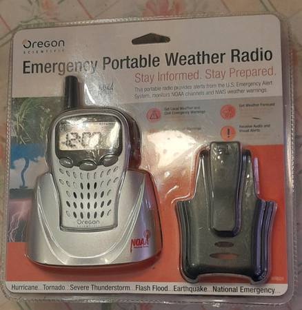 NEW Oregon Scientific #WR601 Emergency Portable Weather Radio 1