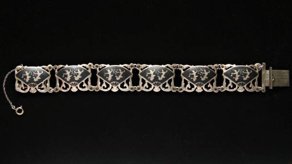 Vintage Siam Sterling Silver Bracelet 1