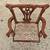 Antique Chippendale Revival Child's Open ArmChair 20 thumbnail