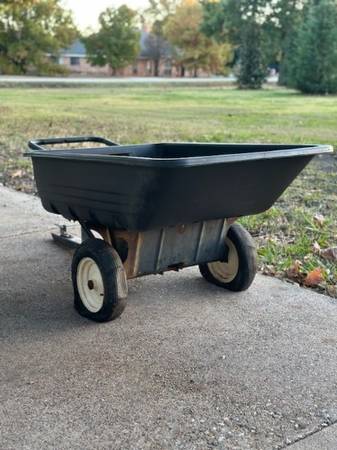 10-cu ft Poly dump cart . 1