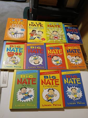 11 BIG NATE children softcover books by Lincoln Pierce 1