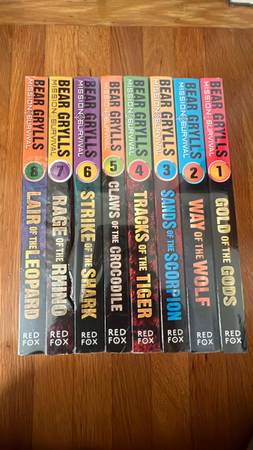 Bear Grylls Mission Survival book set 1-8 1