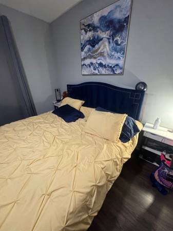 Platform Bed frame and head board 1