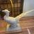 Vintage white porcelain pheasant lamp- mid-20th century 2 thumbnail