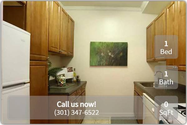 $1,520 / 1br - Comfortable 0 sq ft 1 bd, 1 ba for all your needs. Call us now! (Bethesda)64040195347075122