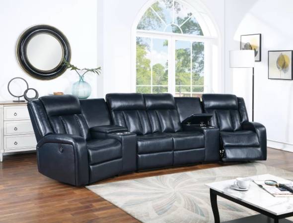 New home theater power recliner sectional couch / free delivery 1
