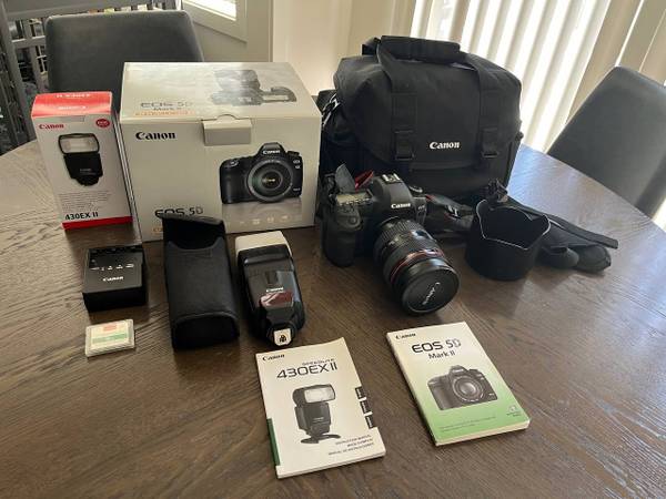 Canon 5D Mark II DSLR Camera with EF 28-70mm f/2.8 USM L 1