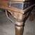 VINTAGE RUSTIC STYLE HEAVY OAK and IRON SIDE END TABLE 8 thumbnail