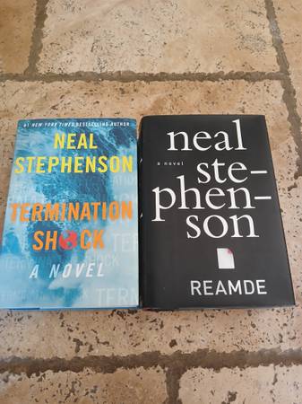2 - NEAL STEPHENSON hardcover books 1