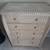 5 Drawer Wicker Chest of Drawers with Bomby Shape Off White. 6 thumbnail