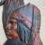 Wooden Wall Hanging of Peruvian Llama, Man, Woman Over 2 Ft. in Length 4 thumbnail