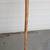 Custom Wood Walking Stick, Wolf or Flower, 53" 14 thumbnail