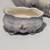 Arnel's white tea set with purple flowers - teapot sugar creamer 2 thumbnail