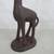Giraffe Elongated Neck Brutalist Art Cast Iron Sculpture 17 1/2" Tall 4 thumbnail
