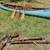 Old Town Canoe - wood/canvas 18' w/motor & accessories 12 thumbnail