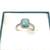 Brand new .925 silver ring with opal and quartz gemstones. Size 7. 1 thumbnail