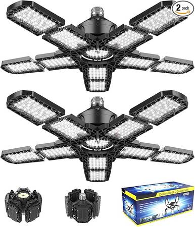 LED CEILING LIGHTS (2 PACK) 180 Watts/36000 LM 1