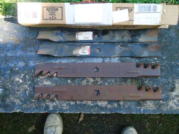 2 sets of 42" Lawn Mower Blades (New) for Craftsman, Poulan and Husq 1