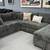 NEW GRAY SECTIONAL W CHAISE $1599 gray 🎉🎉🎉⬆️⬆️⬆️⬆️ 1 thumbnail