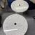 Blu Dot Plateau White Marble Side Tables 4 thumbnail