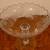 Vintage Glass Bowl with Etched Birds and Vines 1 thumbnail