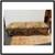 Custom French Country Style Upholstered Walnut Bench 4 thumbnail