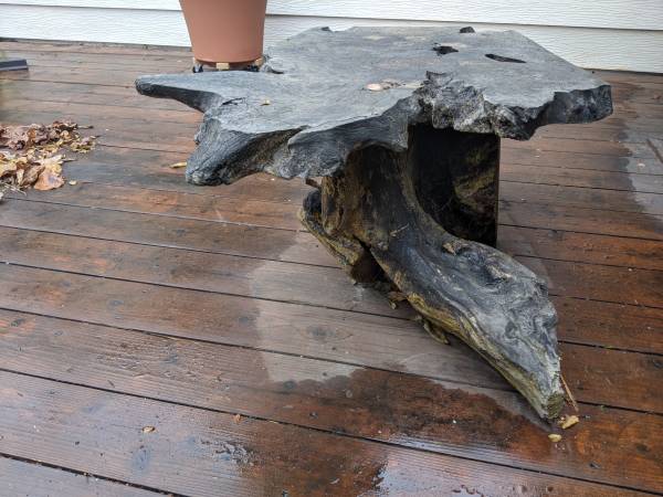 Live Edge Coffee Table, Rustic Solid Wood Table. By Greenguy. 1