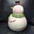 Lori Siebert Festive Ceramic Snowman Cookie Jar - A Sweet Twist Oneida Rare Find 9 thumbnail