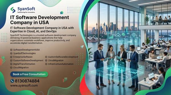 IT Software Development Company in USA with Expertise in Cloud, AI. 1