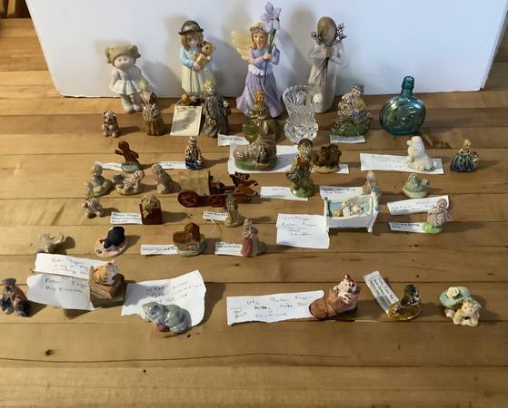 VINTAGE  TINY MINIATURES  LOT- (many WADE Nursery Characters)—all 39 1