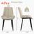 4Pcs Dining Chairs, Modern PU Leather Dining Room Chair 2 thumbnail