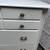 Vintage white six drawer dresser with nickel hardware 4 thumbnail