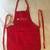 MACYS CLASSIC RED APRON WITH FRONT POCKETS [NEW] 1 thumbnail