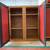 30 ½" Red & Black Wall Cabinet – Tri-Door Unit with Adjustable Shelves 1 thumbnail