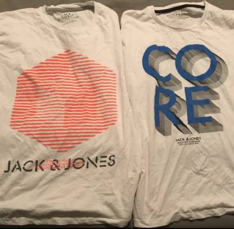 Jack & Jones Core T-Shirts Size Large BRAND NEW 1
