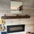 Solid Oak Wood Beam, Dark Walnut Stain, DIY Ready to mount, Floating hardware in 1 thumbnail