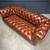 Genuine Victorian Buttoned Leather Chesterfield Sofa 8 thumbnail