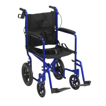 Lightweight Expedition Aluminum Transport Chair Item # EXP19LTBL 1