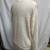 Andrea Gayle Vintage Crew Neck Ivory Long Sleeve Sweater with Tree - L 4 thumbnail