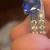 Sapphire bridal set engagement rings. 11 thumbnail