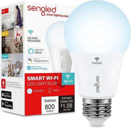 Sengled Smart Light Bulb, WiFi Light Bulb 1